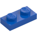 LEGO Blauw Plaat 1 x 2 (3023 / 28653)