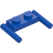 LEGO Blue Plate 1 x 2 with Handles (Low Handles) (3839)