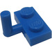 LEGO Blau Platte 1 x 2 mit Haken (6 mm horizontaler Arm) (4623)