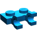 LEGO Blauw Plaat 1 x 2 met Horizontaal Clips (clips met platte voorkant) (60470)