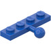 LEGO Blue Plate 1 x 4 with Ball Joint (3184)