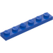 LEGO Blå Plate 1 x 6 (3666)