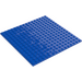 LEGO Blue Plate 16 x 16 with Underside Ribs (91405)