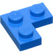 LEGO Bleu assiette 2 x 2 Coin (2420)