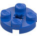 LEGO Blue Plate 2 x 2 Round with Axle Hole (with &#039;X&#039; Axle Hole) (4032)