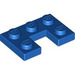 LEGO Blue Plate 2 x 3 with Cut Out (73831)