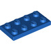 LEGO Blue Plate 2 x 4 (3020)