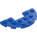 LEGO Blå Plate 3 x 6 Rund Halv Sirkel med UtskjæRing (18646)