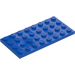 LEGO Blue Plate 4 x 8 (3035)