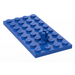 LEGO Blue Plate 4 x 8 with Helicopter Rotor Holder