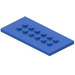 LEGO Blau Platte 4 x 8 mit Bolzen im Centre (6576)
