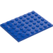 LEGO Blue Plate 6 x 8 (3036)