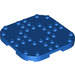 LEGO Blue Plate 8 x 8 x 0.7 with Rounded Corners (66790)