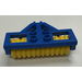 LEGO Blue Plow with Yellow Roller