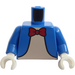 LEGO Blue Porky Pig Minifig Torso (973)