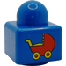 LEGO Blue Primo Brick 1 x 1 with Pram (31000)