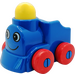 LEGO Bleu Primo Train avec Happy Affronter Modèle (31155)