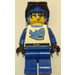 LEGO Azul Racer con Tiburón design Minifigura