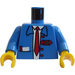 LEGO Blau Railway Employee 6 Torso (973)