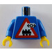 LEGO Blau Railway Employee 7 Torso (973)