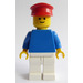 LEGO Blue Shirt and White Trousers and Red Cap Minifigure LEGO Blue Shirt and White Trousers and Red Cap Minifigure