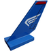 LEGO Blue Shuttle Tail 2 x 6 x 4 with Wing (Left) Sticker (6239)