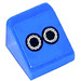 LEGO Blu Pendenza 1 x 1 (31°) con 2 exhaust pipes Adesivo (35338)