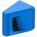 LEGO Bleu Pente 1 x 1 (31°) avec Adrift Vent (Droite) Autocollant (35338)