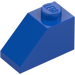 LEGO Blue Slope 1 x 2 (45°) (3040 / 6270)