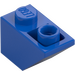 LEGO Blauw Helling 1 x 2 (45°) Omgekeerd (3665)