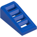 LEGO Blue Slope 1 x 2 x 0.7 (18°) with Grille (61409)