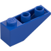 LEGO Blå Skråning 1 x 3 (25°) Omvendt (4287)