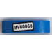 LEGO Blau Steigung 1 x 4 Gebogen Doppelt mit &#039;MV60060&#039; Aufkleber (93273)