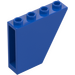 LEGO Blue Slope 1 x 4 x 3 (60°) Inverted (67440)