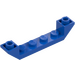 LEGO Blauw Helling 1 x 6 (45°) Dubbele Omgekeerd met Open Midden (52501)