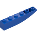 LEGO Niebieski Nachylenie 1 x 6 Zakrzywiony Odwrotny (41763 / 42023)