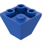 LEGO Bleu Pente 2 x 2 (45°) Inversé (3676)