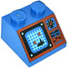 LEGO Blauw Helling 2 x 2 (45°) met Sonar, Haai, en Controls (3039 / 81822)