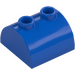 LEGO Blue Slope 2 x 2 Curved with 2 Studs on Top (30165)