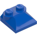 LEGO Blue Slope 2 x 2 Curved with Curved End (47457)