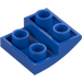 LEGO Blauw Helling 2 x 2 x 0.7 Gebogen Omgekeerd (32803)