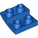 LEGO Blauw Helling 2 x 2 x 0.7 Gebogen Omgekeerd (32803)