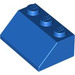 LEGO Bleu Pente 2 x 3 (45°) (3038)