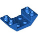 LEGO Blue Slope 2 x 4 (45°) Double Inverted with Open Center (4871)