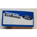 LEGO Blue Slope 2 x 4 Curved with Ford Logo and &#039;Powered by EcoBoost&#039; (Model Right) Sticker (93606)