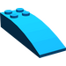 LEGO Blauw Helling 2 x 6 Gebogen (44126)
