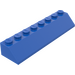 LEGO Blå Backe 2 x 8 (45°) (4445)