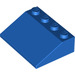 LEGO Bleu Pente 3 x 4 (25°) (3016 / 3297)