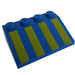 LEGO Blue Slope 3 x 4 (25°) with Yellow Stripes (3297 / 83267)