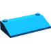 LEGO Bleu Pente 3 x 6 (25°) avec parois intérieures (3939 / 6208)